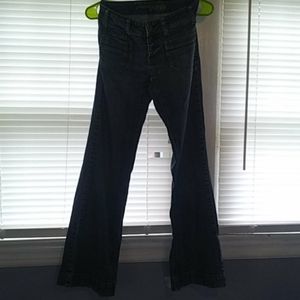Women's American Eagle Button Fly Flare Leg Jeans